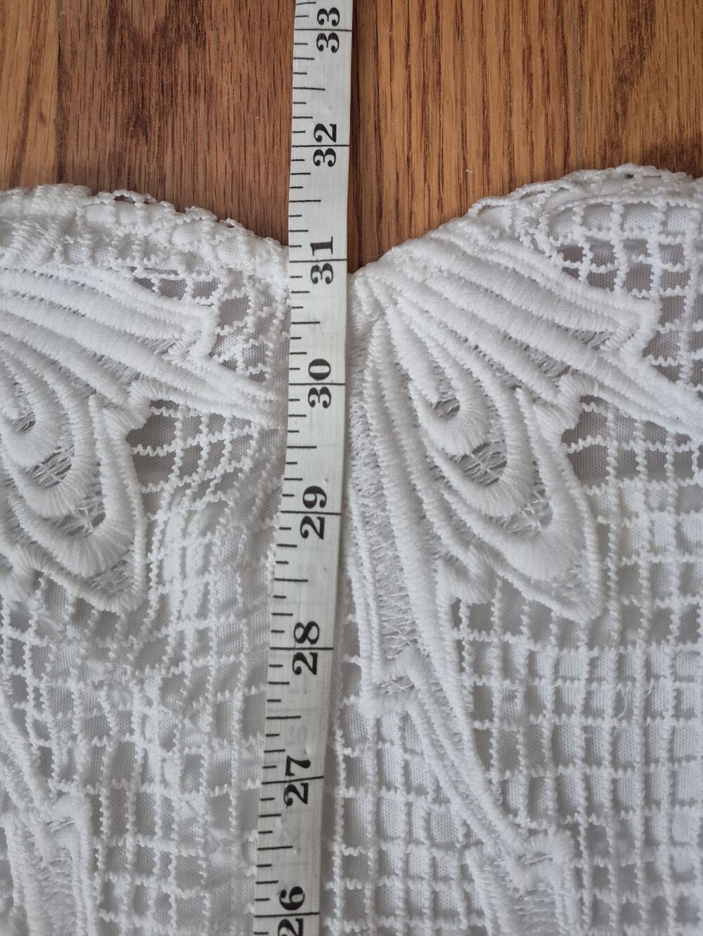 Charlotte Russe Fairycore Strapless White Lace Dress Small - Picture 8 of 8